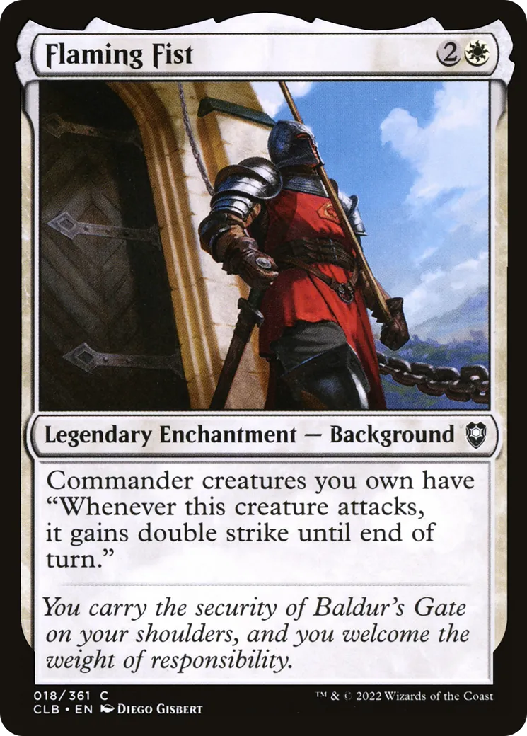Flaming Fist from Commander Legends: Battle for Baldur's Gate - Magic: The Gathering