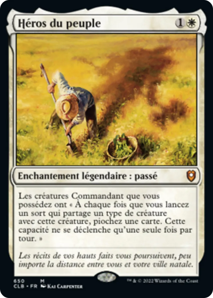 Héros du peuple — Commander Legends: Battle for Baldur's Gate — Magic: The Gathering