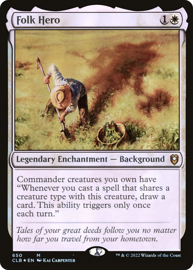 Folk Hero — Commander Legends: Battle for Baldur's Gate — Magic: The Gathering