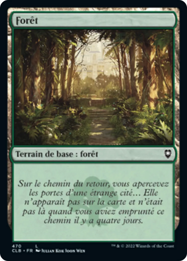 Forêt — Commander Legends: Battle for Baldur's Gate — Magic: The Gathering