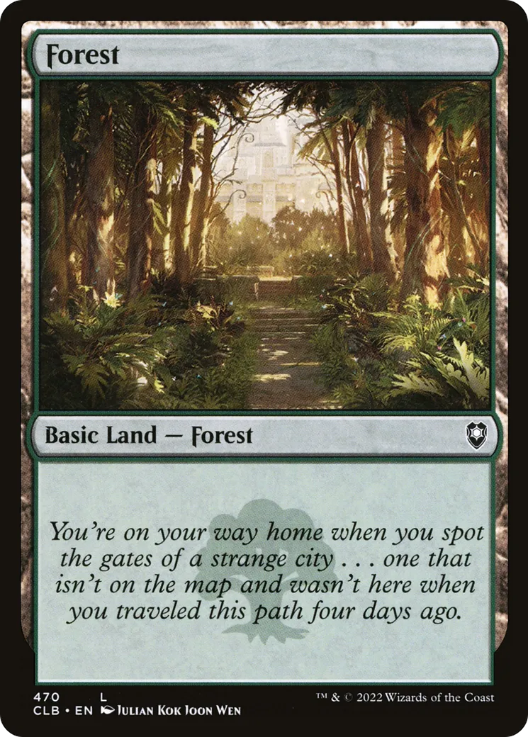 Forêt — Commander Legends: Battle for Baldur's Gate — Magic: The Gathering