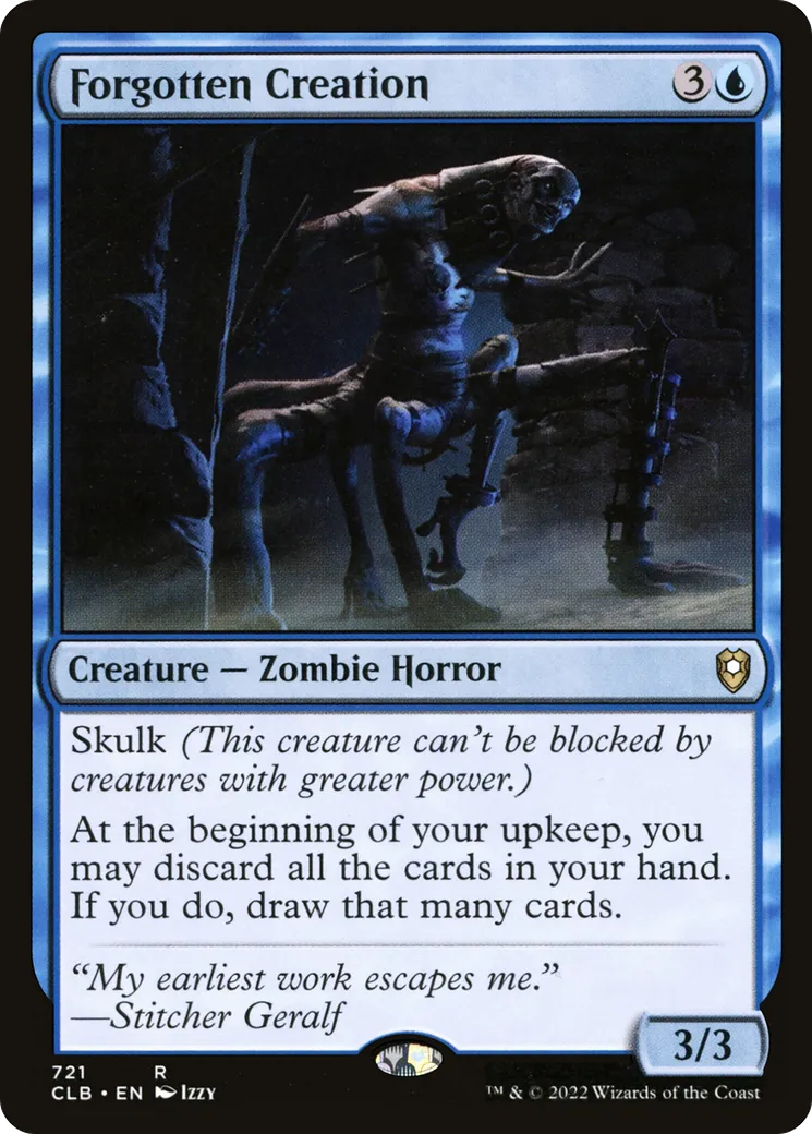 Forgotten Creation — Commander Legends: Battle for Baldur's Gate — Magic: The Gathering