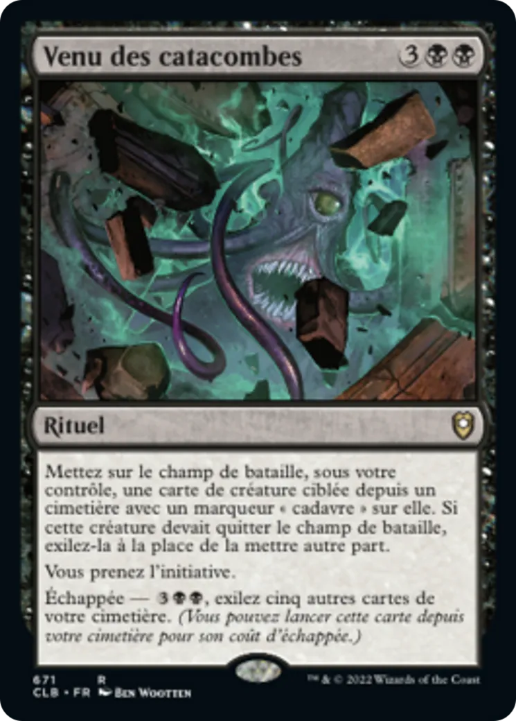 Venu des catacombes — Commander Legends: Battle for Baldur's Gate — Magic: The Gathering