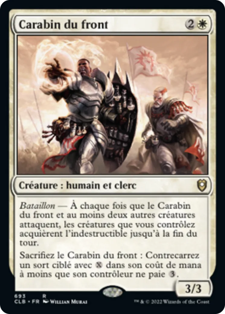 Carabin du front — Commander Legends: Battle for Baldur's Gate — Magic: The Gathering