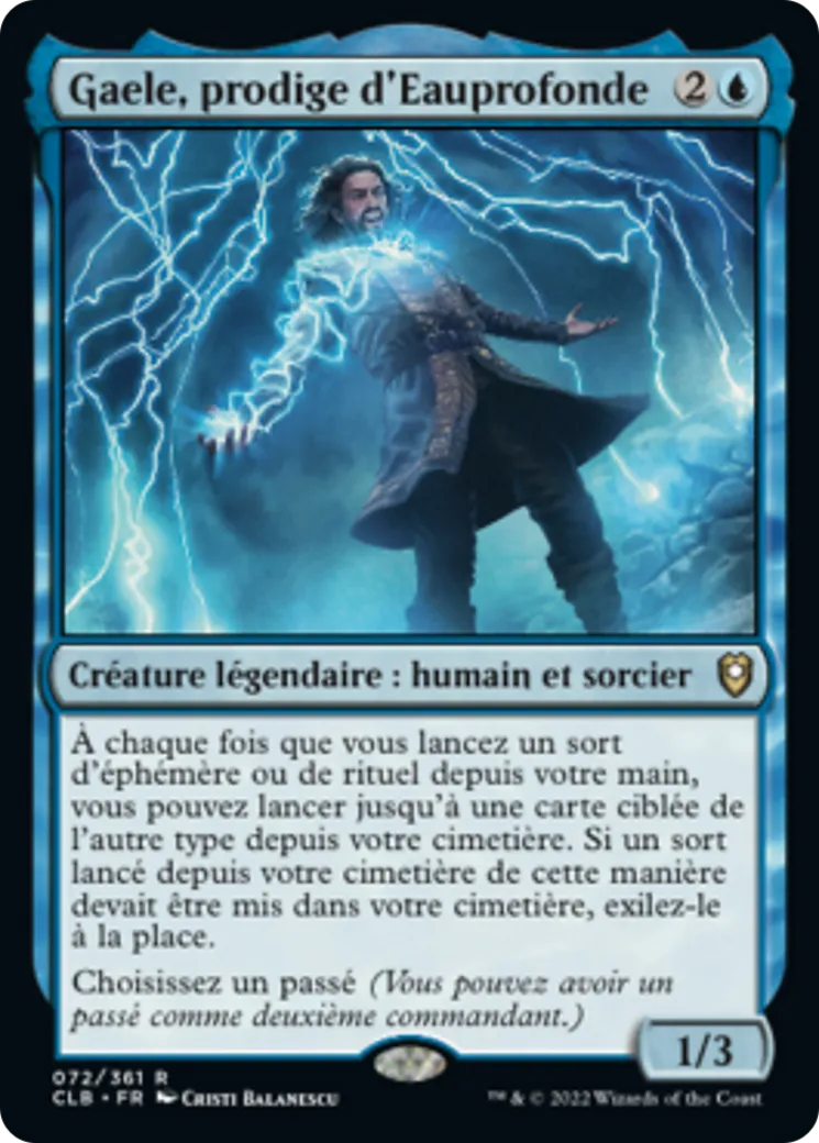 Gaele, prodige d'Eauprofonde — Commander Legends: Battle for Baldur's Gate — Magic: The Gathering