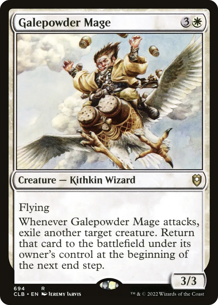 Galepowder Mage — Commander Legends: Battle for Baldur's Gate — Magic: The Gathering