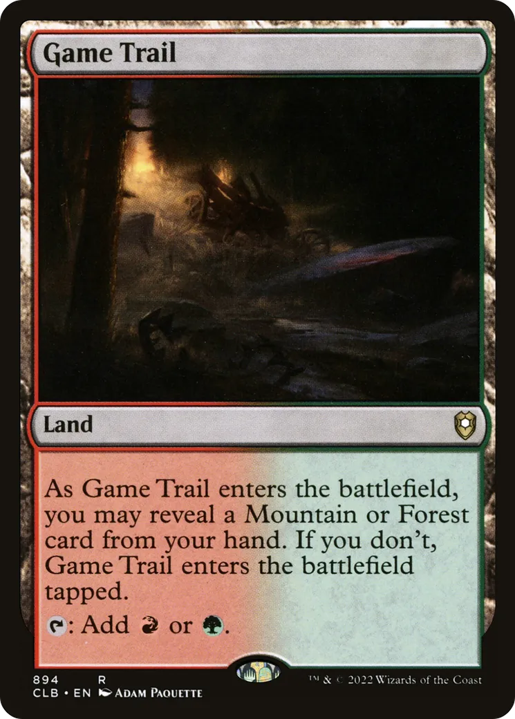 Piste du gibier — Commander Legends: Battle for Baldur's Gate — Magic: The Gathering
