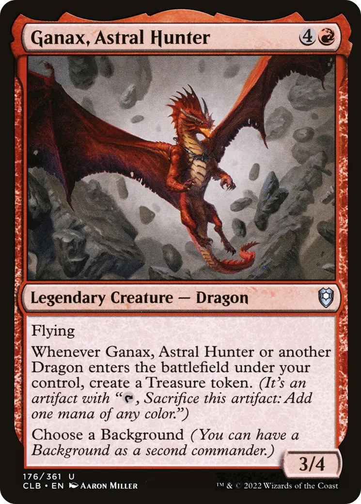 Ganax, Astral Hunter — Commander Legends: Battle for Baldur's Gate — Magic: The Gathering