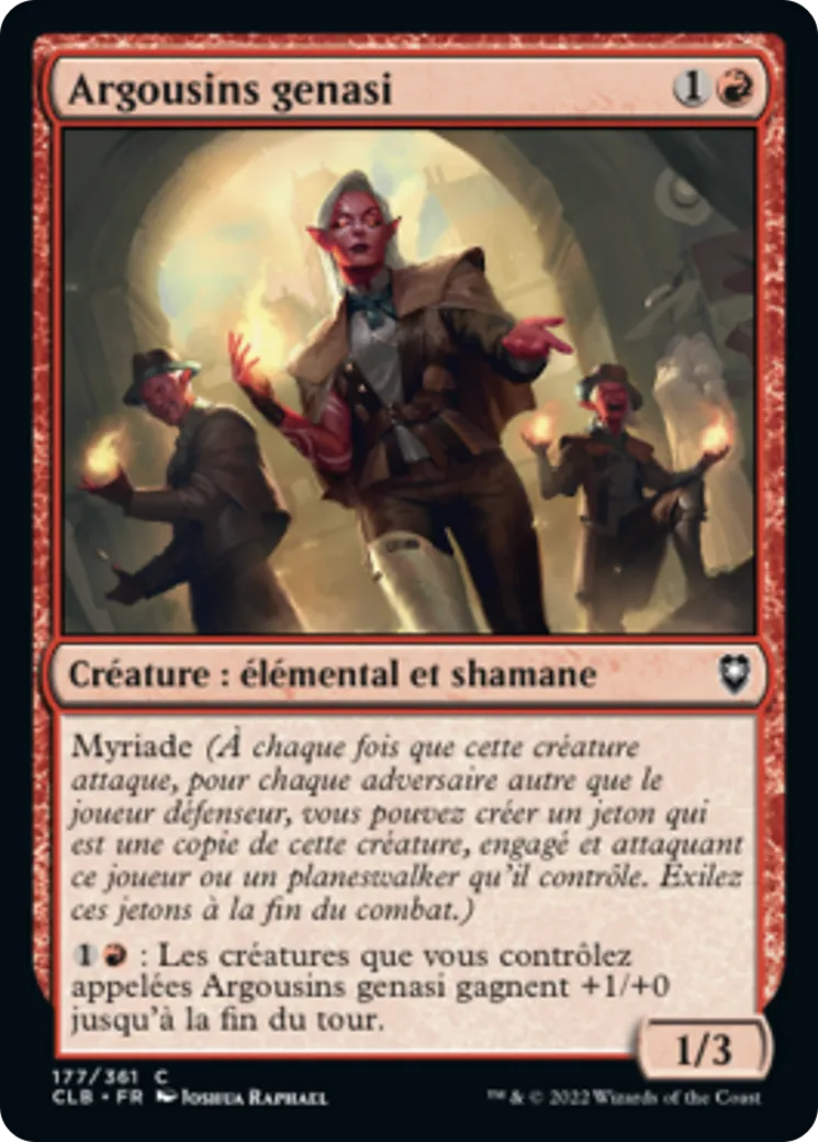 Argousins genasi from Commander Legends: Battle for Baldur's Gate - Magic: The Gathering