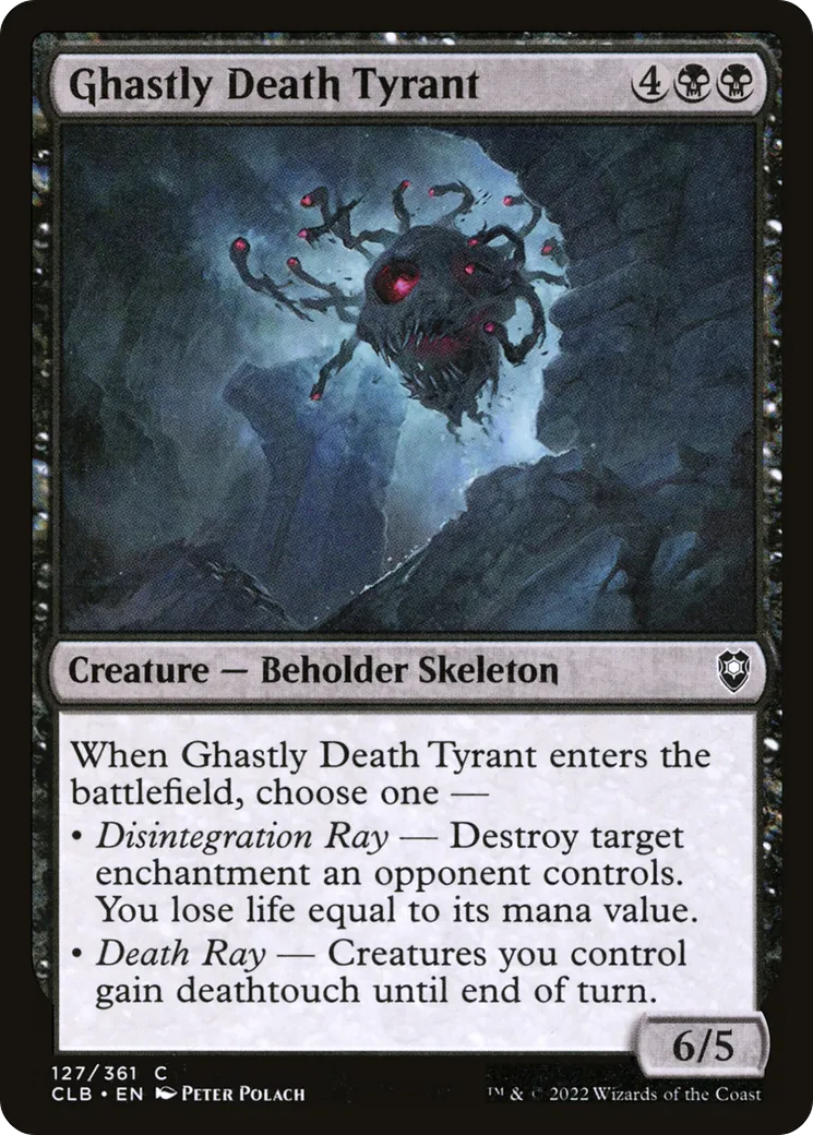 Ghastly Death Tyrant — Commander Legends: Battle for Baldur's Gate — Magic: The Gathering