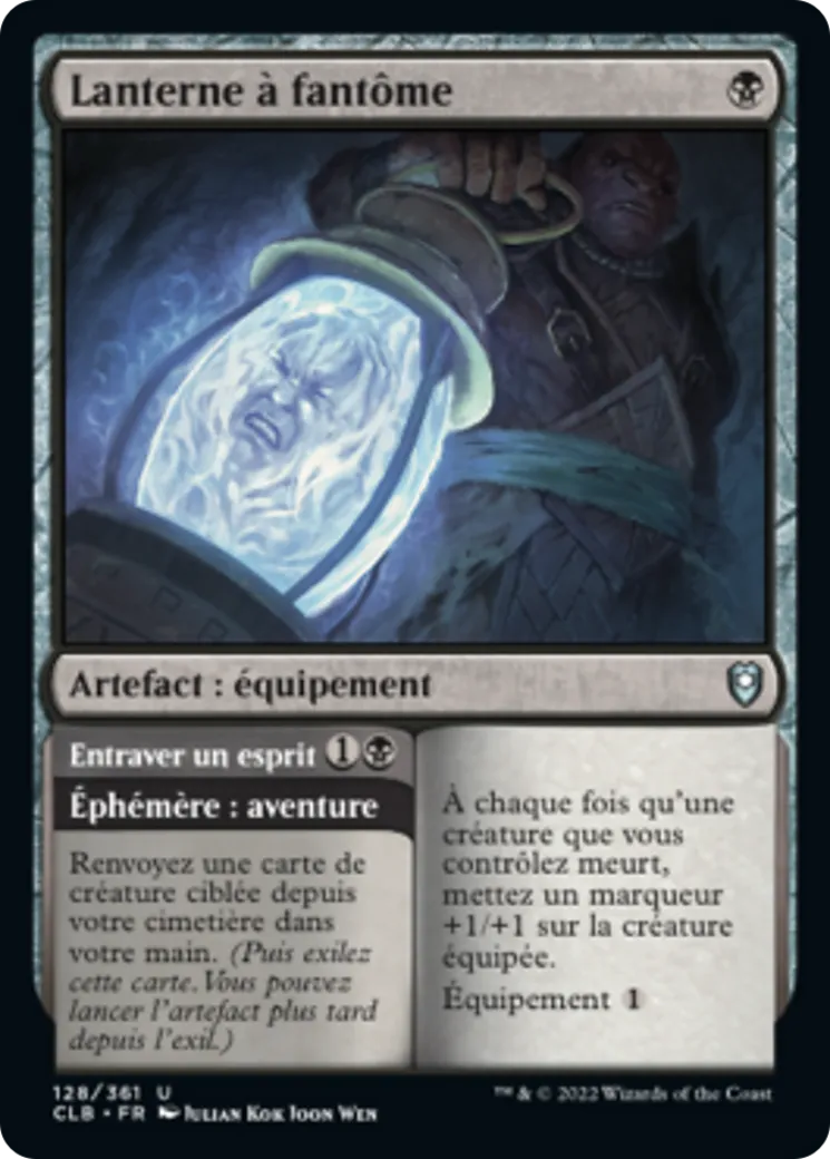 Lanterne à fantôme // Entraver un esprit — Commander Legends: Battle for Baldur's Gate — Magic: The Gathering