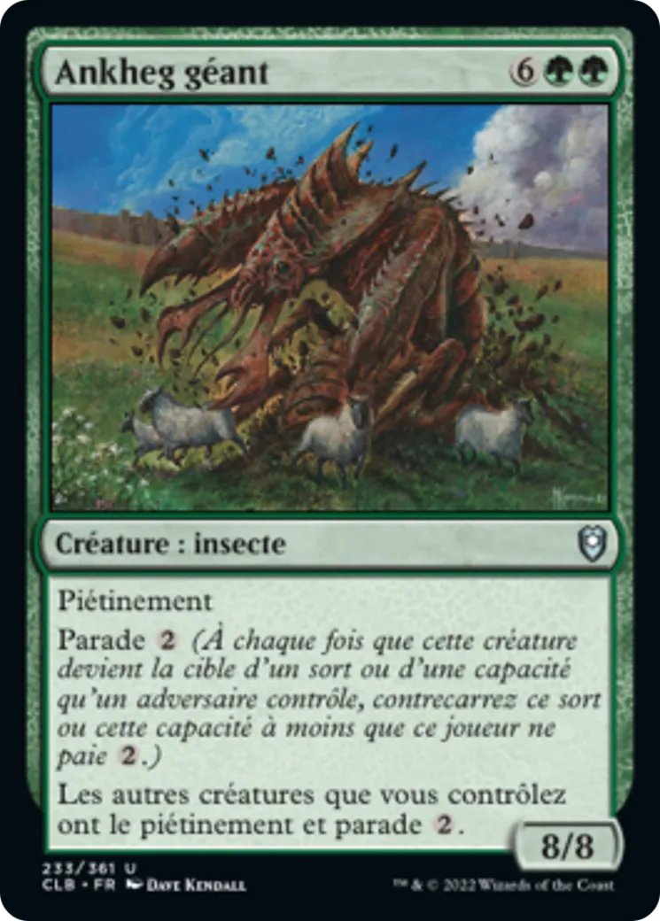 Ankheg géant — Commander Legends: Battle for Baldur's Gate — Magic: The Gathering