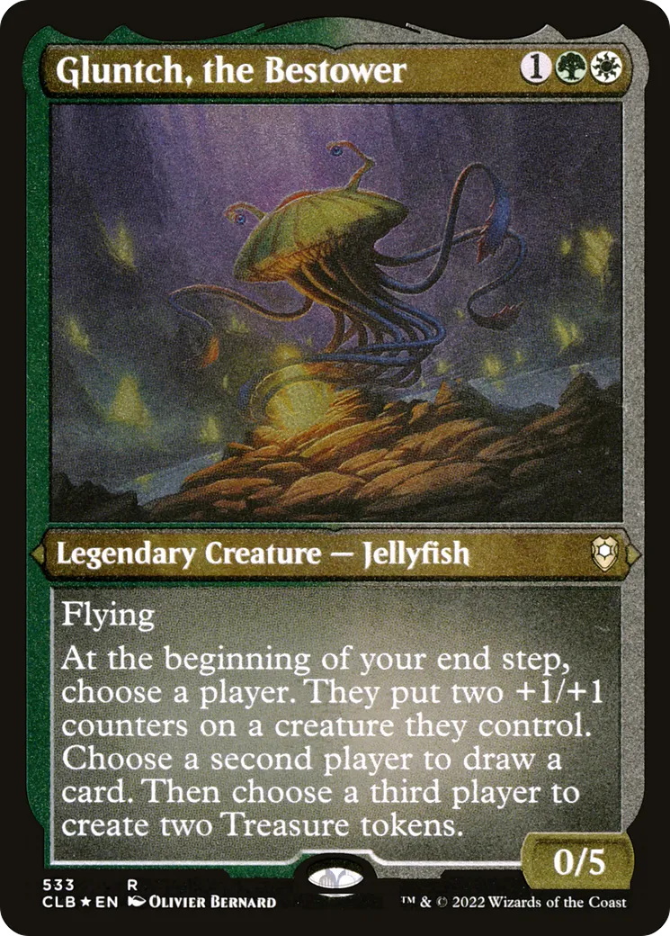 Gluntch, the Bestower — Commander Legends: Battle for Baldur's Gate — Magic: The Gathering
