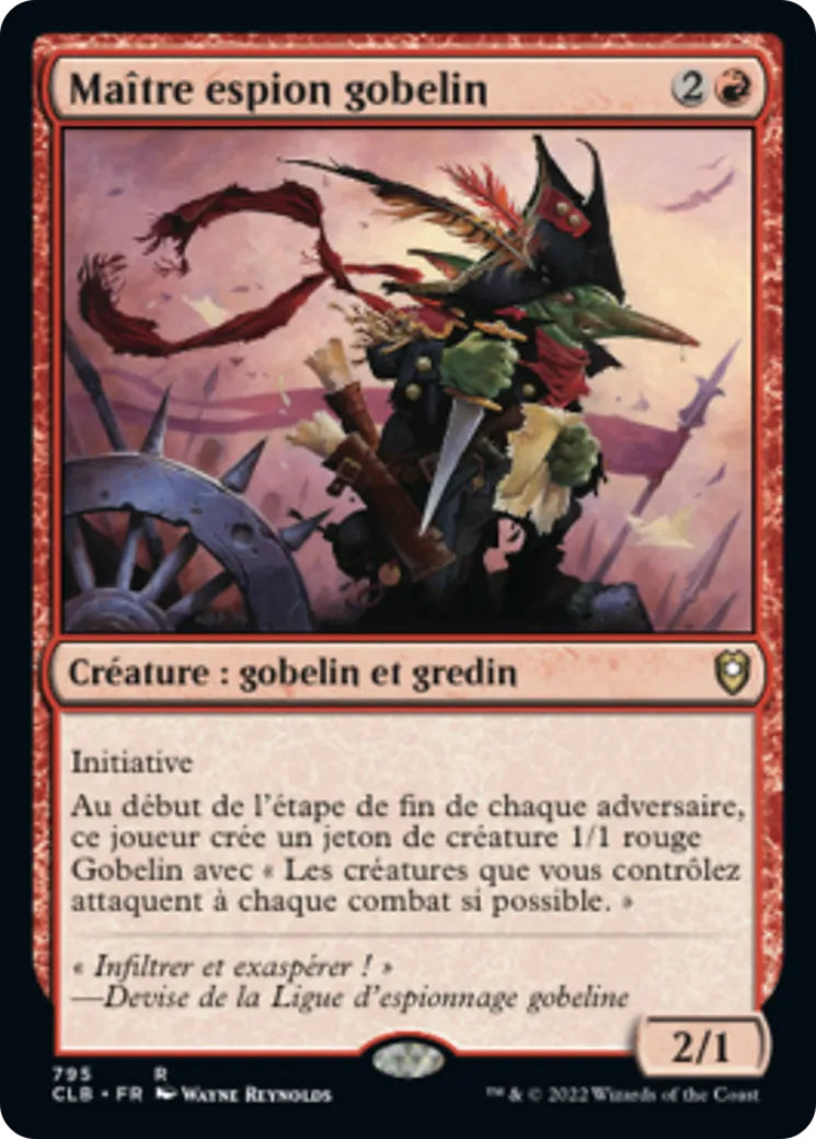 Maître espion gobelin — Commander Legends: Battle for Baldur's Gate — Magic: The Gathering