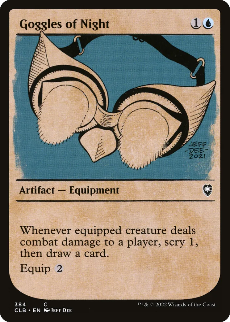 Goggles of Night — Commander Legends: Battle for Baldur's Gate — Magic: The Gathering