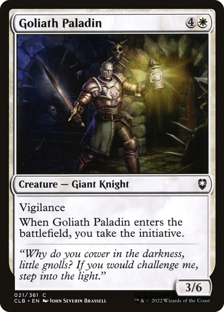 Goliath Paladin — Commander Legends: Battle for Baldur's Gate — Magic: The Gathering
