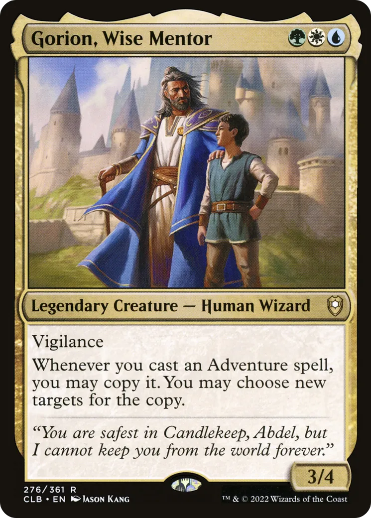 Gorion, sage mentor — Commander Legends: Battle for Baldur's Gate — Magic: The Gathering