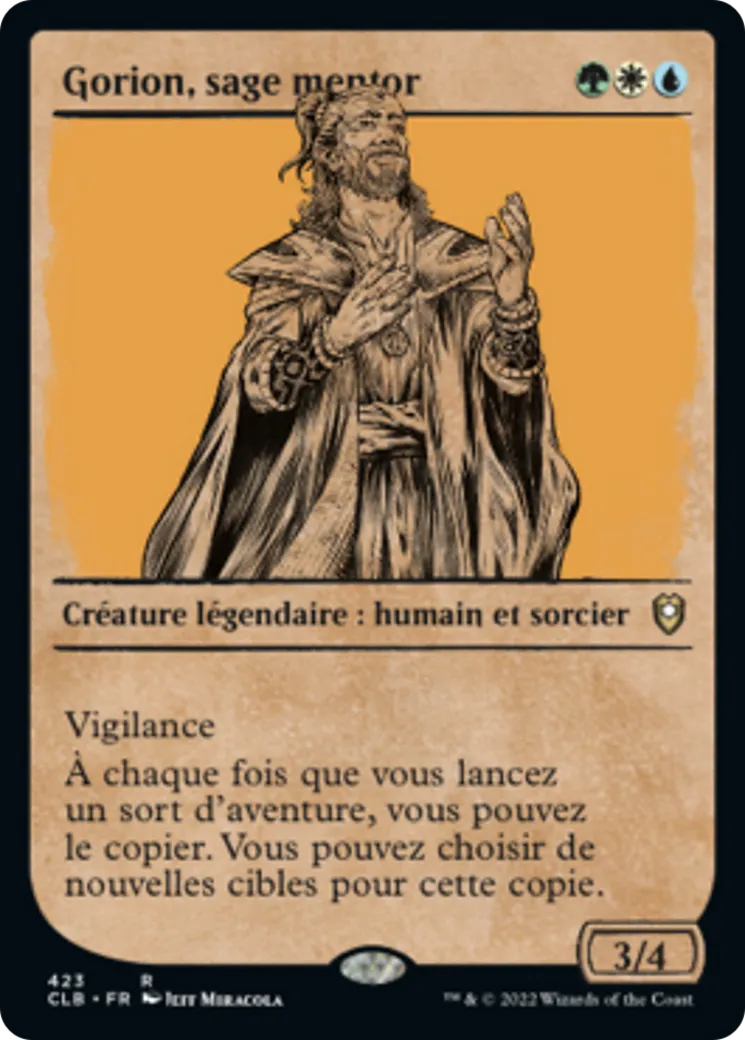 Gorion, sage mentor — Commander Legends: Battle for Baldur's Gate — Magic: The Gathering