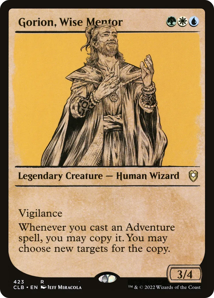 Gorion, Wise Mentor — Commander Legends: Battle for Baldur's Gate — Magic: The Gathering