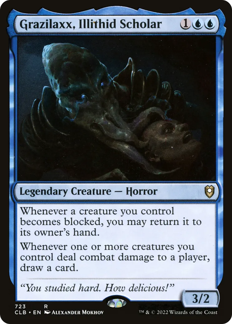 Grazilaxx, Illithid Scholar — Commander Legends: Battle for Baldur's Gate — Magic: The Gathering