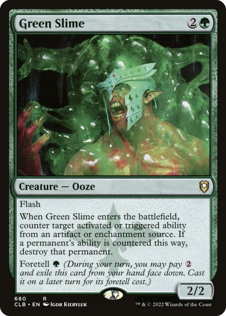 Green Slime — Commander Legends: Battle for Baldur's Gate — Magic: The Gathering