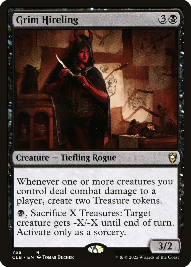Grim Hireling — Commander Legends: Battle for Baldur's Gate — Magic: The Gathering