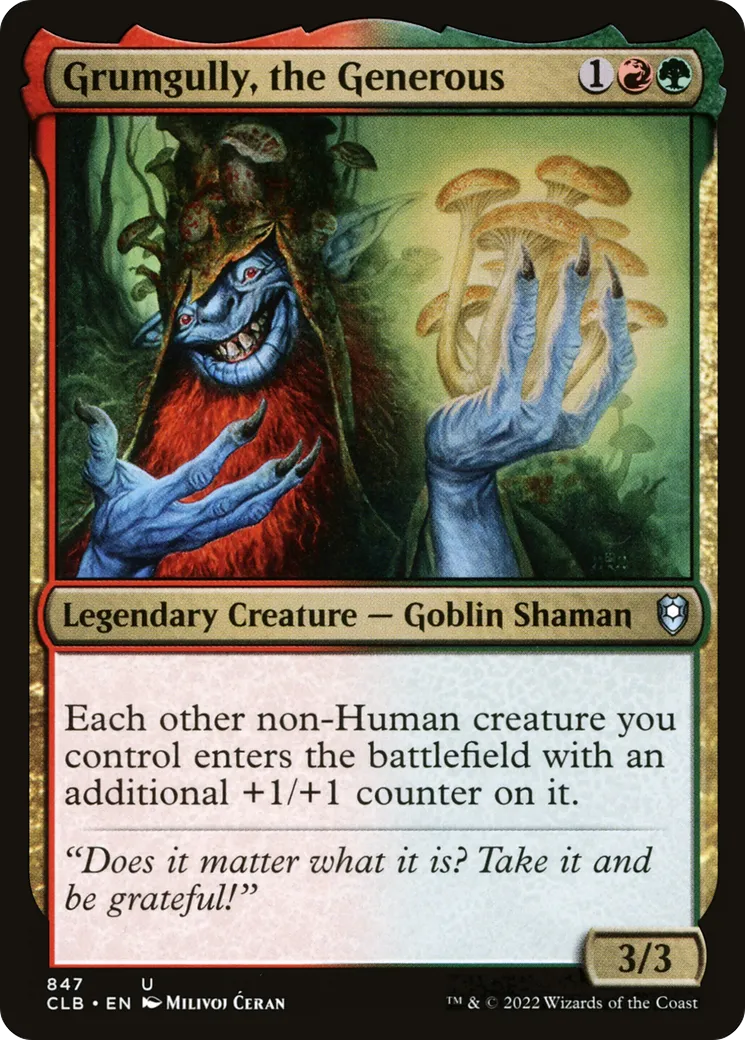 Grumgully, the Generous — Commander Legends: Battle for Baldur's Gate — Magic: The Gathering