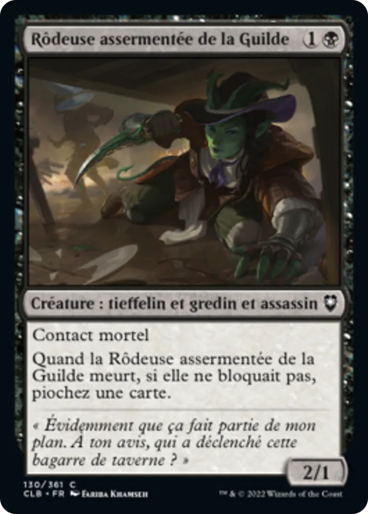 Rôdeuse assermentée de la Guilde — Commander Legends: Battle for Baldur's Gate — Magic: The Gathering