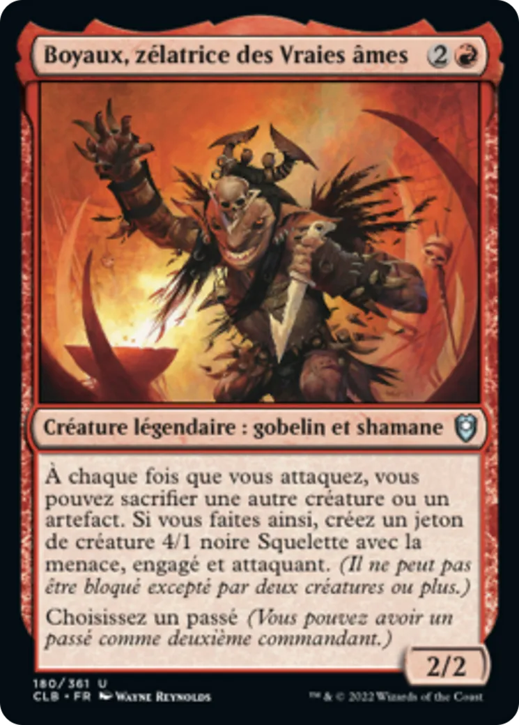 Boyaux, zélatrice des Vraies âmes from Commander Legends: Battle for Baldur's Gate - Magic: The Gathering