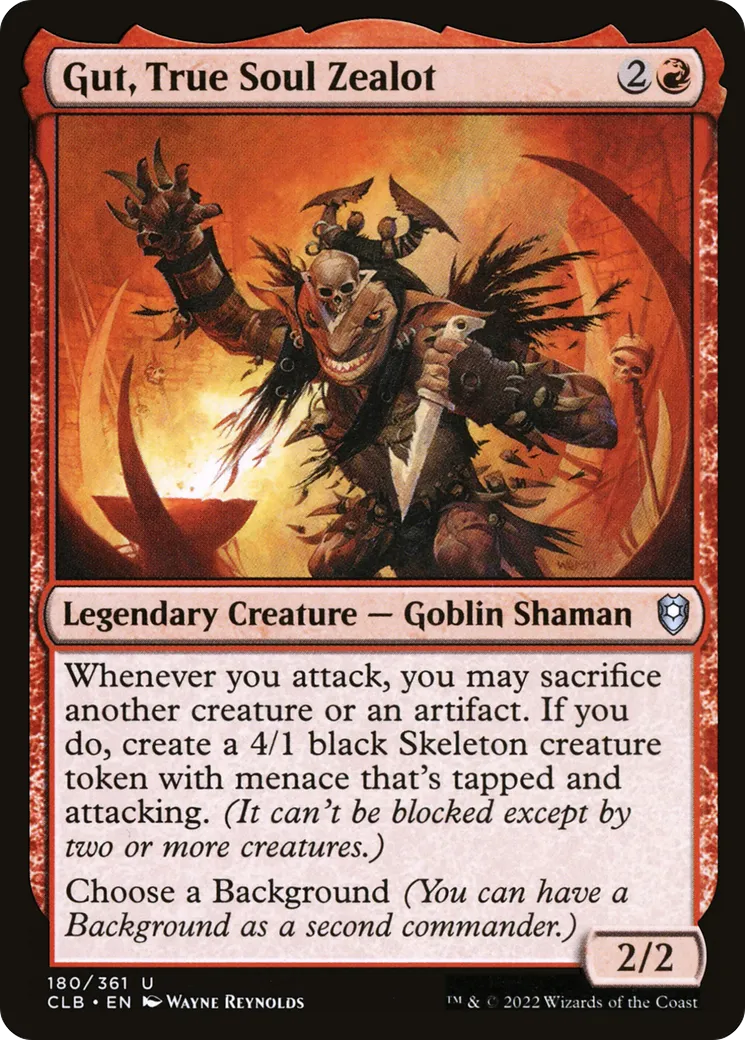 Boyaux, zélatrice des Vraies âmes — Commander Legends: Battle for Baldur's Gate — Magic: The Gathering