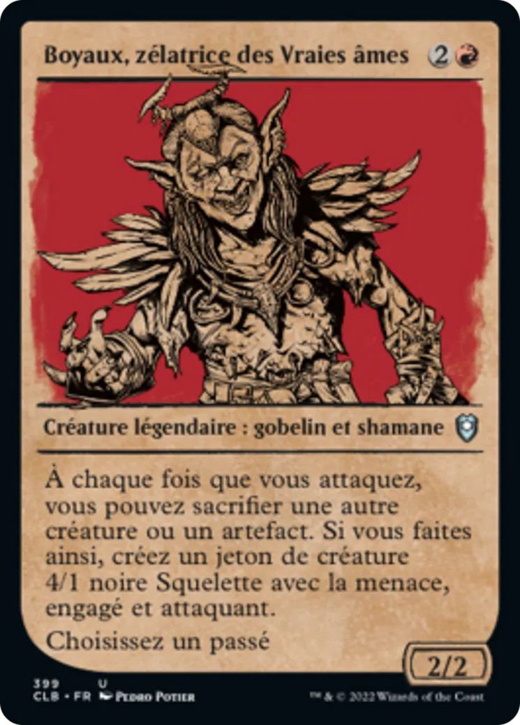 Boyaux, zélatrice des Vraies âmes — Commander Legends: Battle for Baldur's Gate — Magic: The Gathering