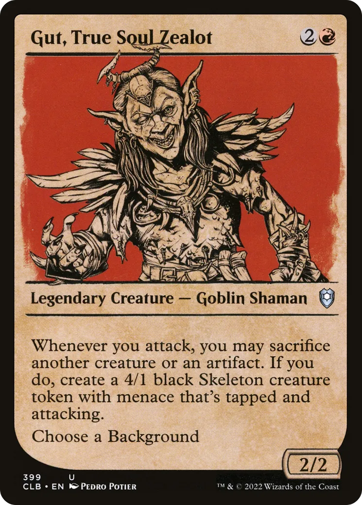 Gut, True Soul Zealot — Commander Legends: Battle for Baldur's Gate — Magic: The Gathering