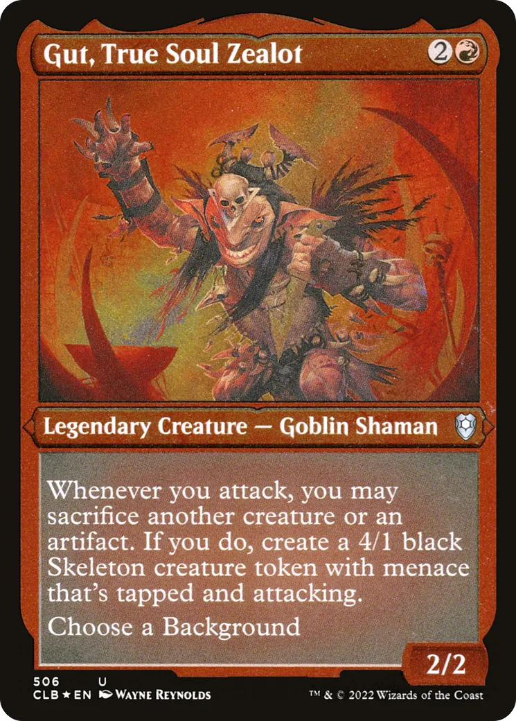 Boyaux, zélatrice des Vraies âmes — Commander Legends: Battle for Baldur's Gate — Magic: The Gathering