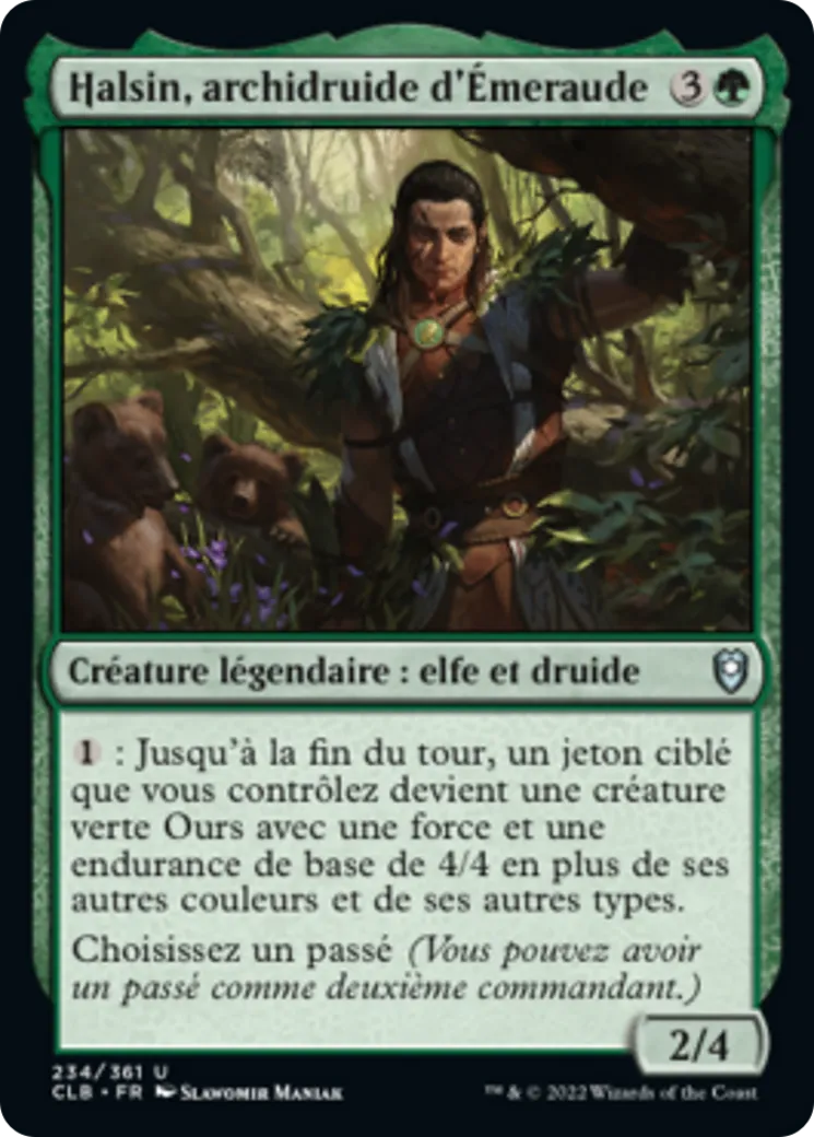 Halsin, archidruide d'Émeraude — Commander Legends: Battle for Baldur's Gate — Magic: The Gathering