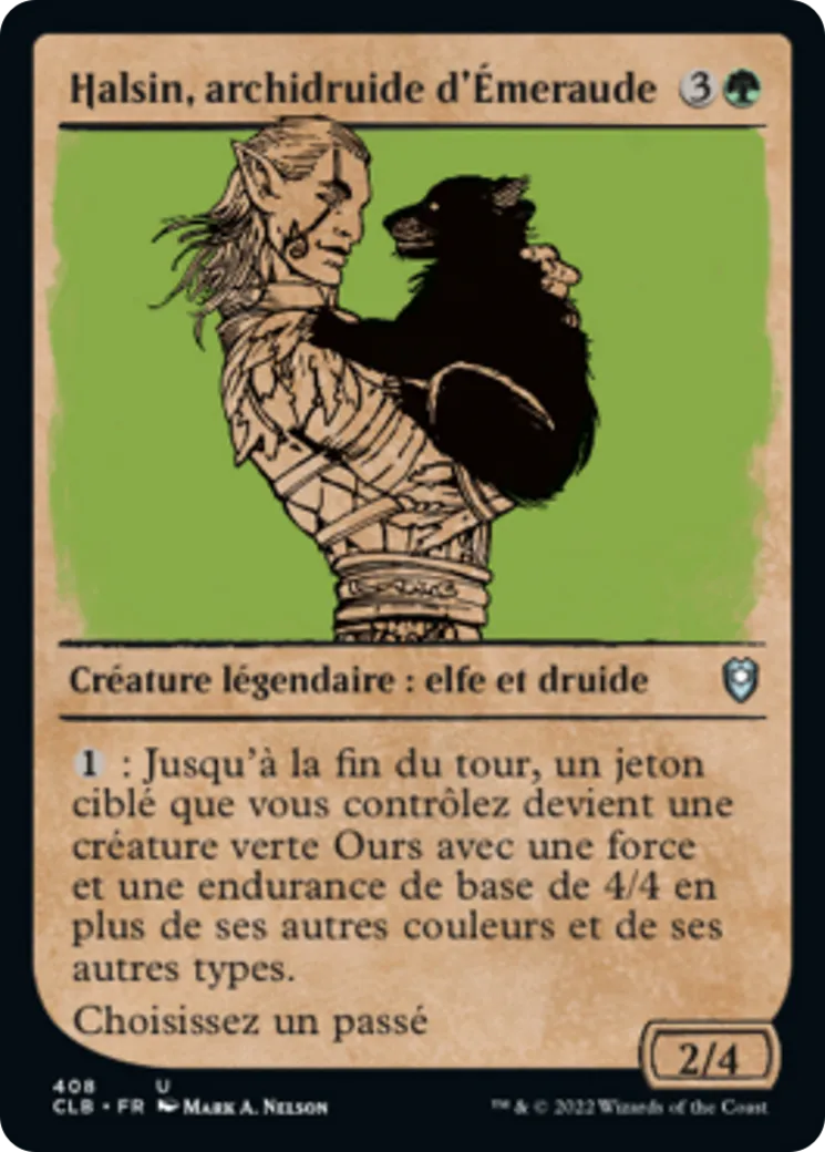 Halsin, archidruide d'Émeraude — Commander Legends: Battle for Baldur's Gate — Magic: The Gathering
