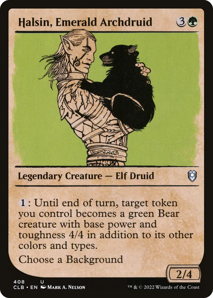 Halsin, Emerald Archdruid — Commander Legends: Battle for Baldur's Gate — Magic: The Gathering