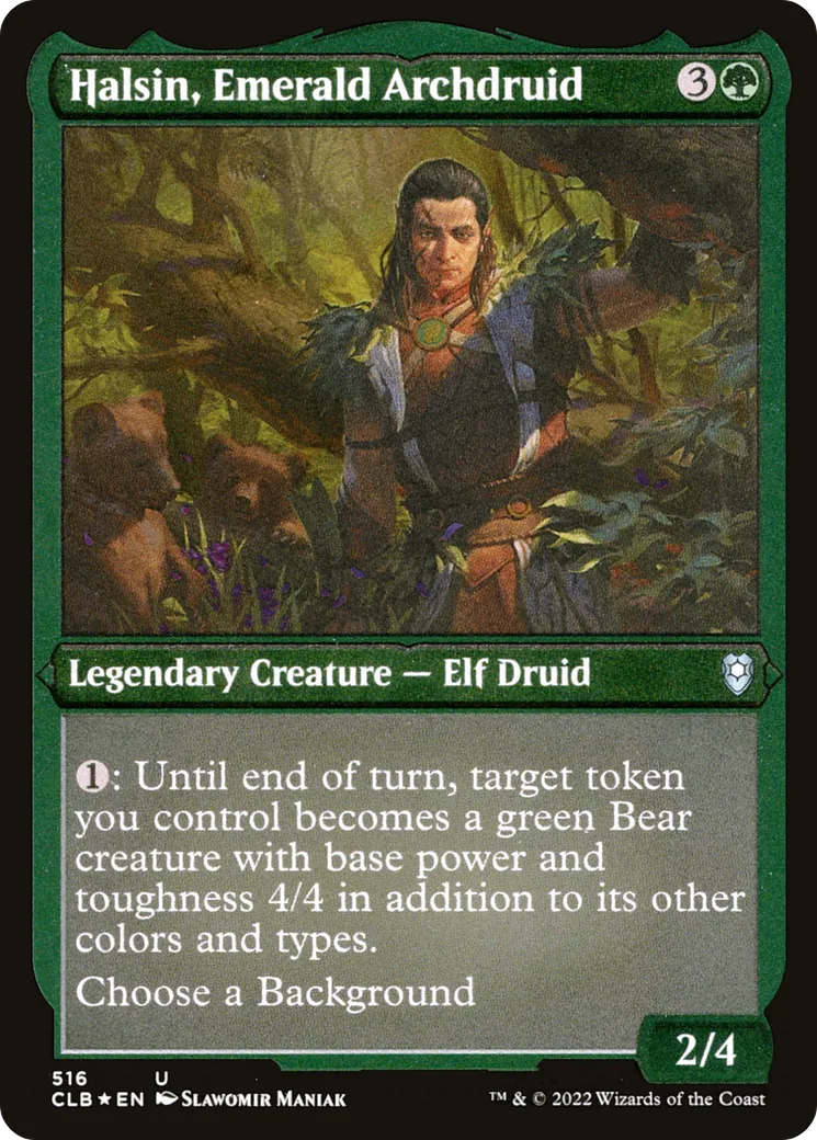 Halsin, Emerald Archdruid — Commander Legends: Battle for Baldur's Gate — Magic: The Gathering