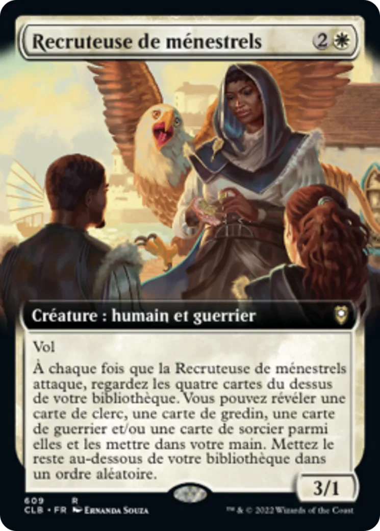 Recruteuse de ménestrels — Commander Legends: Battle for Baldur's Gate — Magic: The Gathering