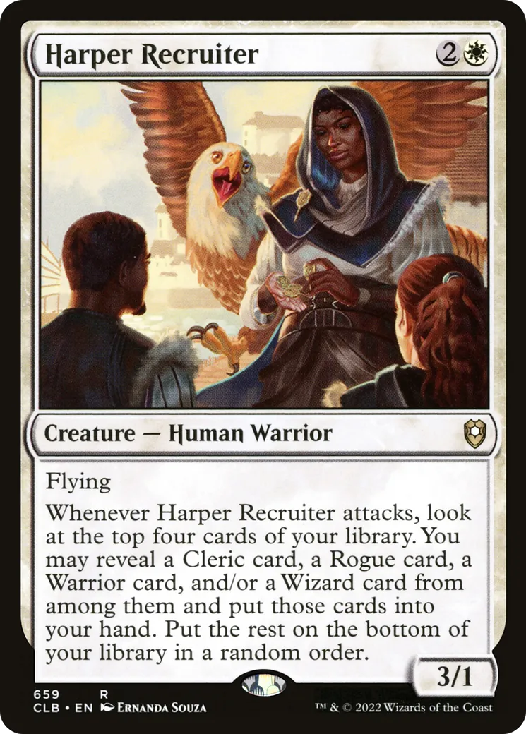 Recruteuse de ménestrels — Commander Legends: Battle for Baldur's Gate — Magic: The Gathering