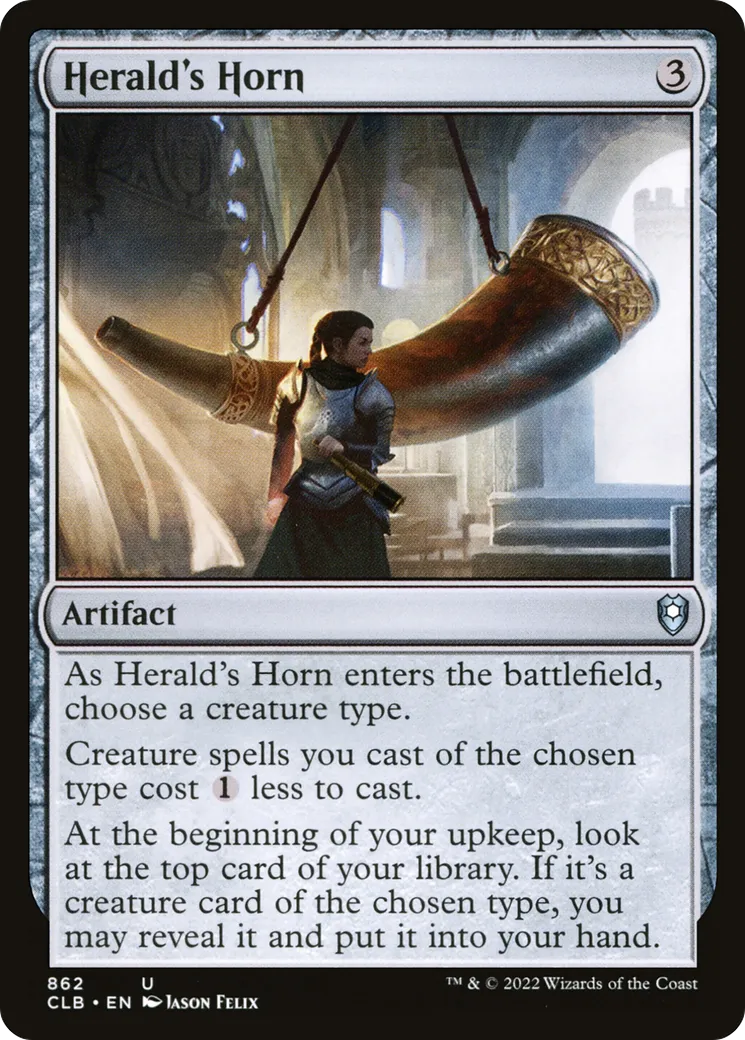 Herald's Horn — Commander Legends: Battle for Baldur's Gate — Magic: The Gathering