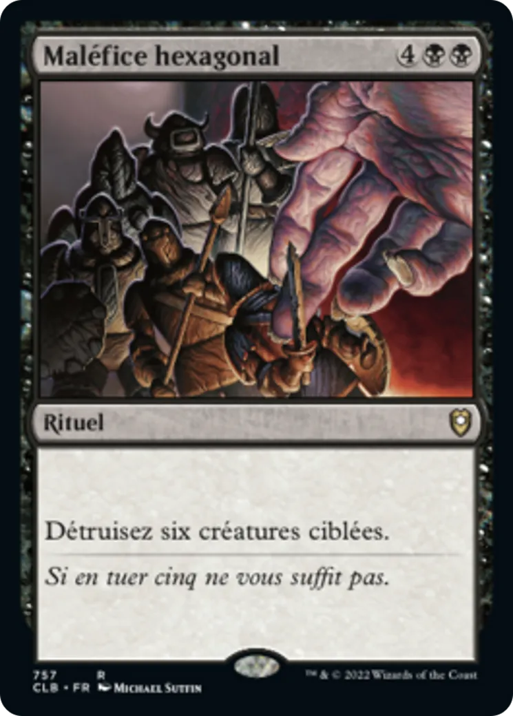 Maléfice hexagonal — Commander Legends: Battle for Baldur's Gate — Magic: The Gathering