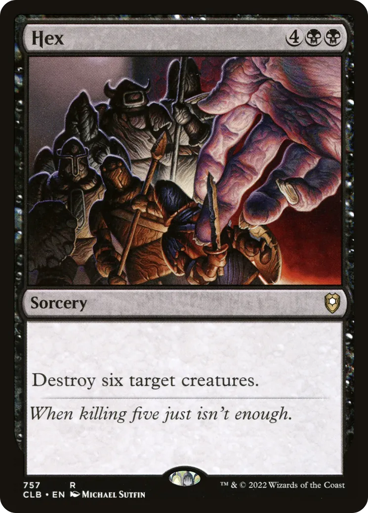 Hex — Commander Legends: Battle for Baldur's Gate — Magic: The Gathering