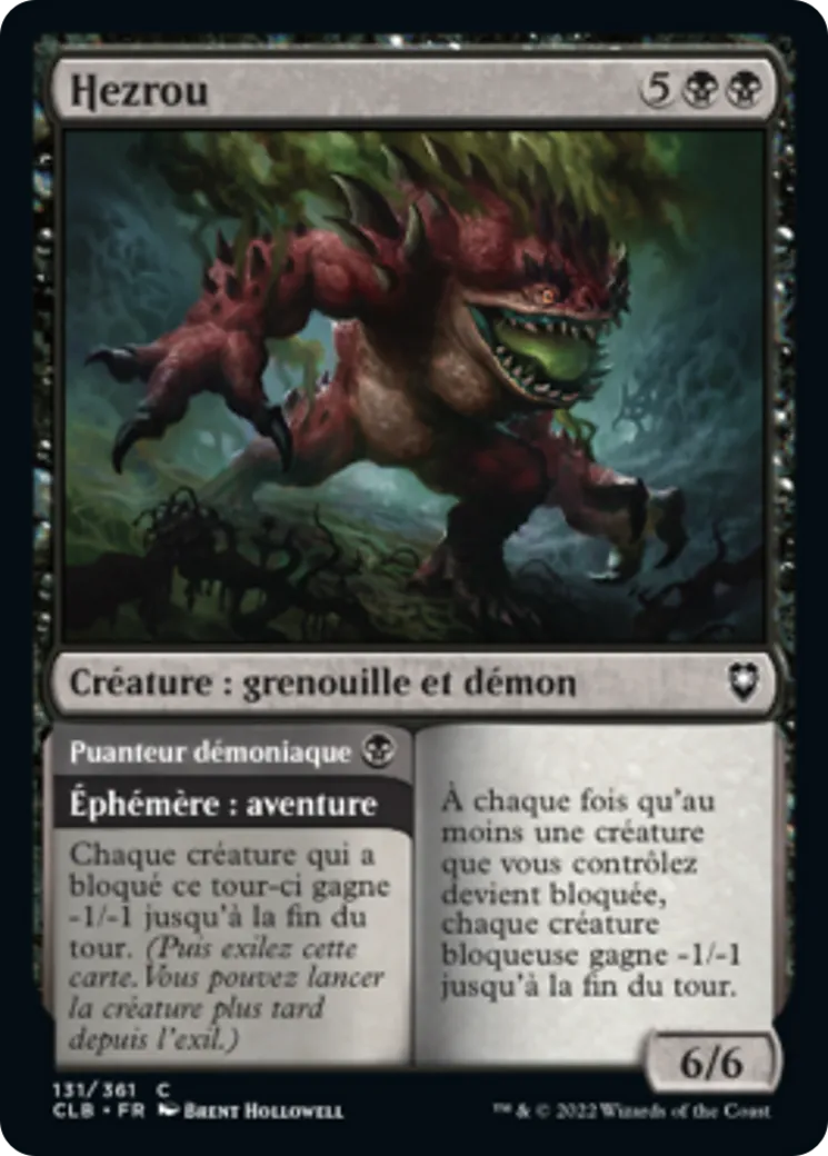 Hezrou // Puanteur démoniaque — Commander Legends: Battle for Baldur's Gate — Magic: The Gathering