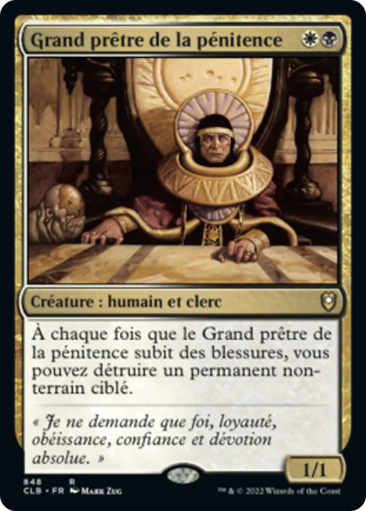 Grand prêtre de la pénitence — Commander Legends: Battle for Baldur's Gate — Magic: The Gathering