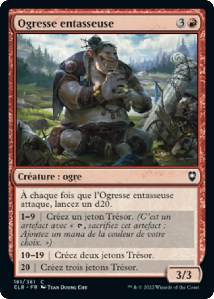 Ogresse entasseuse — Commander Legends: Battle for Baldur's Gate — Magic: The Gathering