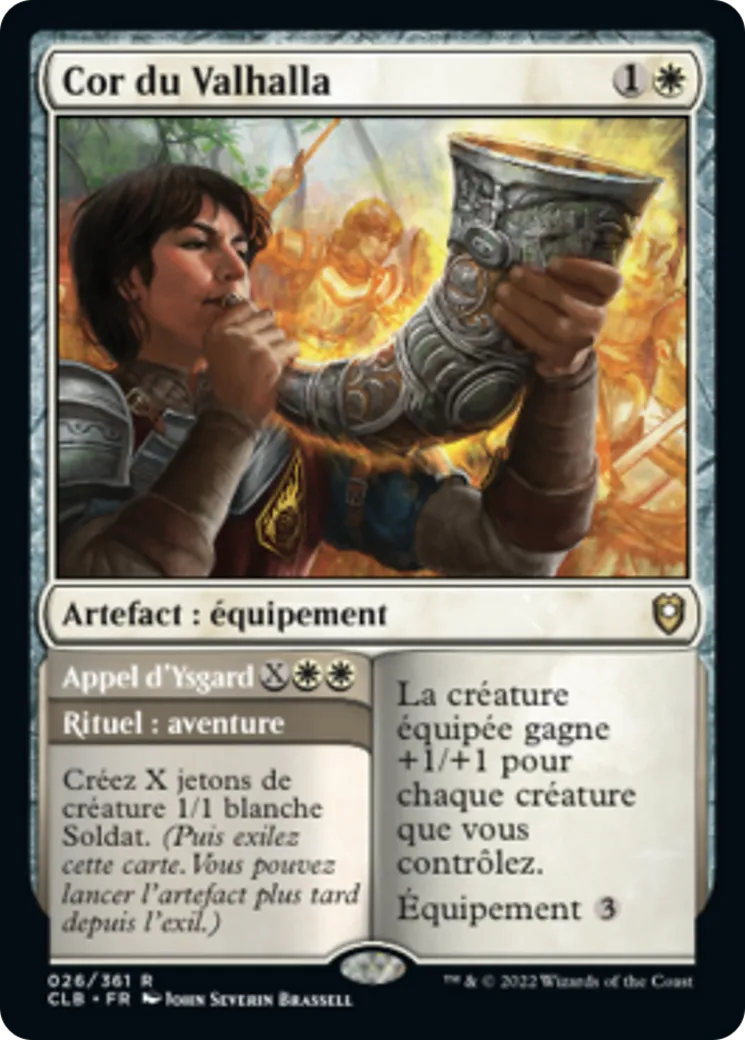 Cor du Valhalla // Appel d'Ysgard — Commander Legends: Battle for Baldur's Gate — Magic: The Gathering