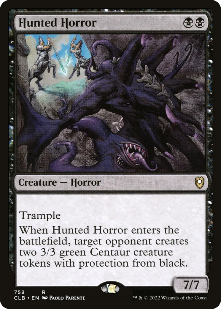 Hunted Horror from Commander Legends: Battle for Baldur's Gate - Magic: The Gathering