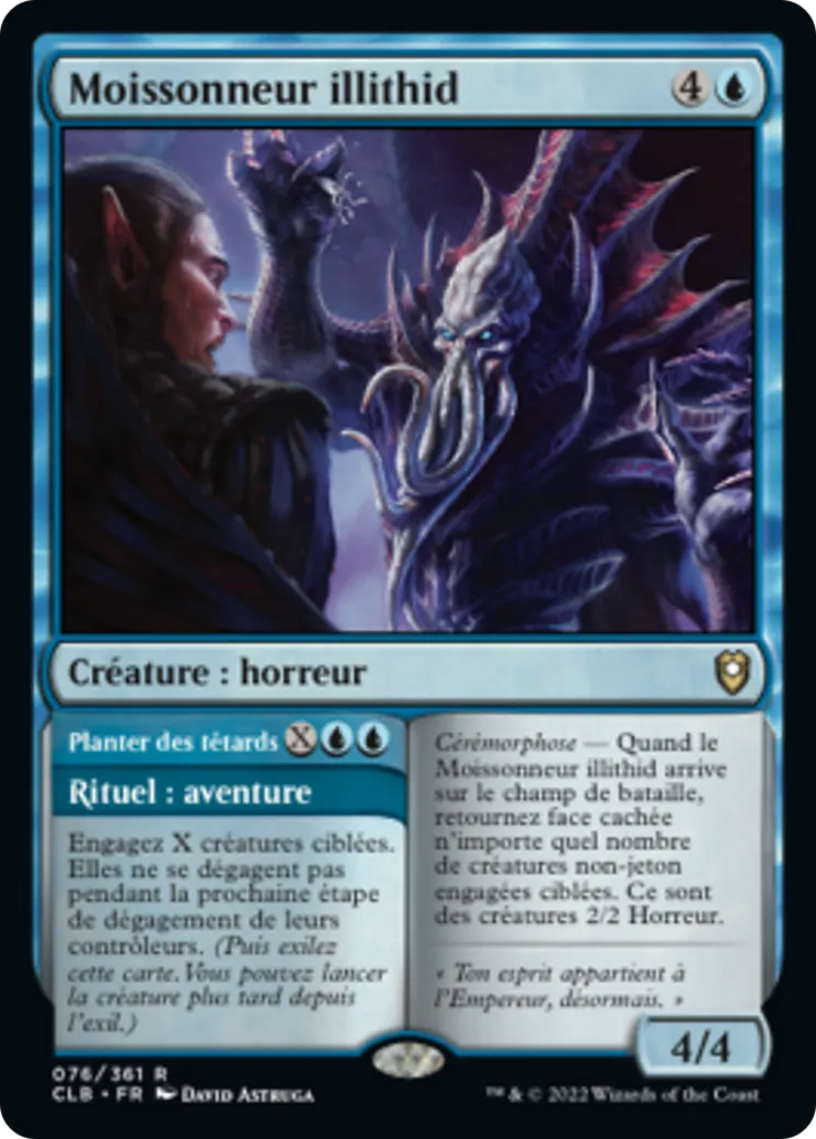 Moissonneur illithid // Planter des têtards — Commander Legends: Battle for Baldur's Gate — Magic: The Gathering