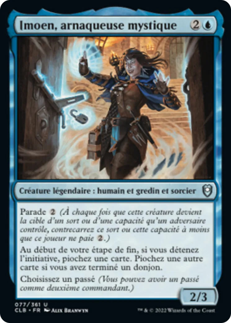 Imoen, arnaqueuse mystique from Commander Legends: Battle for Baldur's Gate - Magic: The Gathering