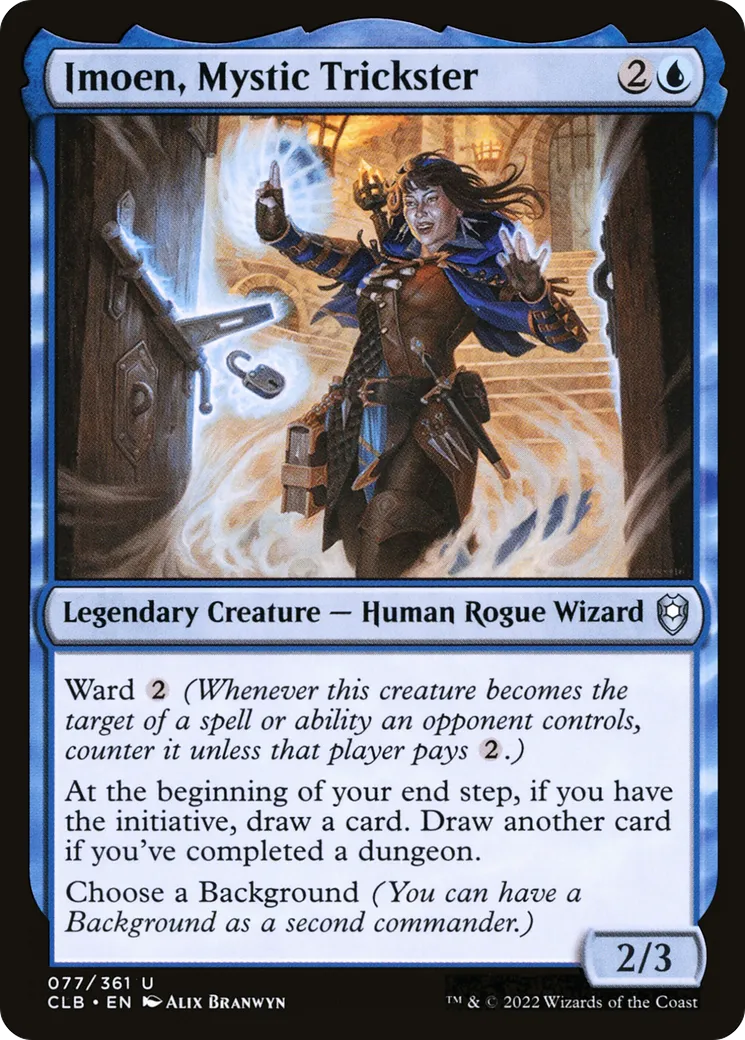 Imoen, arnaqueuse mystique — Commander Legends: Battle for Baldur's Gate — Magic: The Gathering